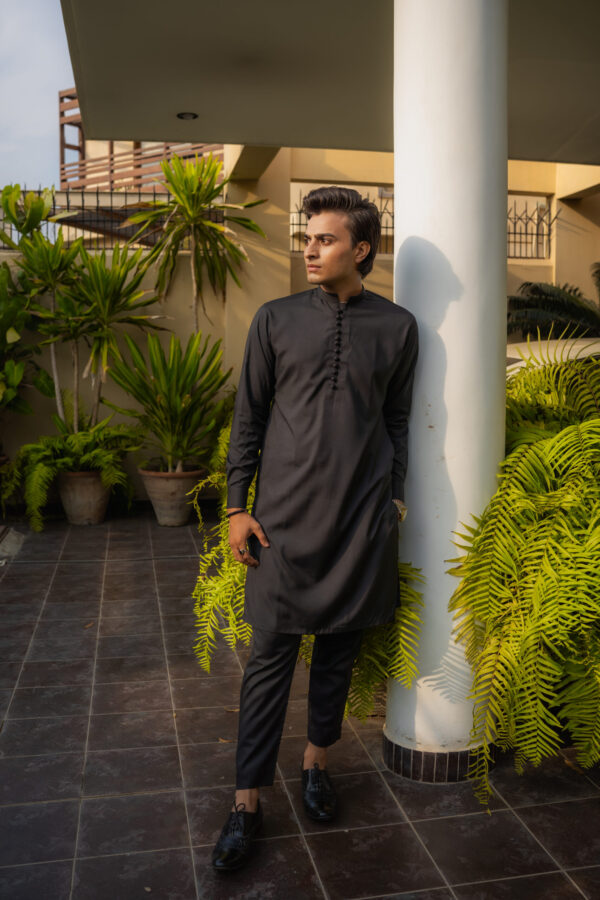 Black kurta Pajama - Image 3