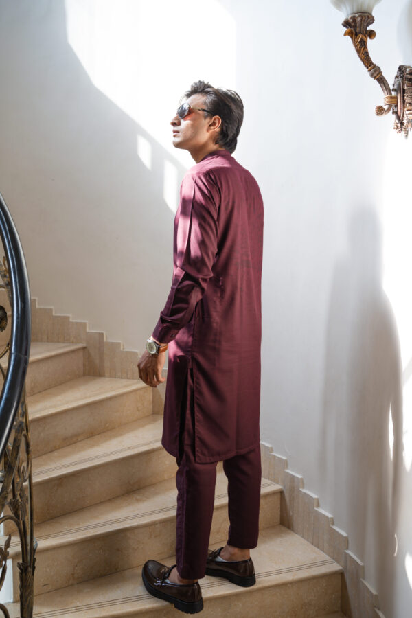 Maroon Kurta - Image 4